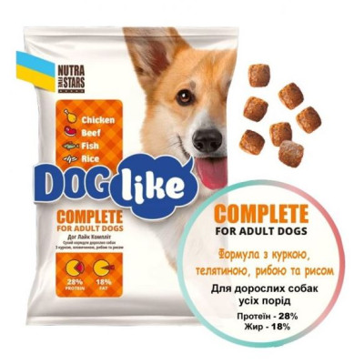 Nutra 5 Stars Dog Like Complete Adult Dogs Сухой корм для собак