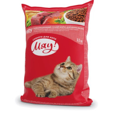 Сухий корм для котів Мяу з куркою 11 кг