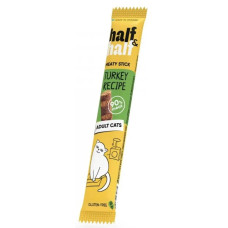 Ласощі для котів Half & Half у формі м'ясних паличок з індичкою 5 г