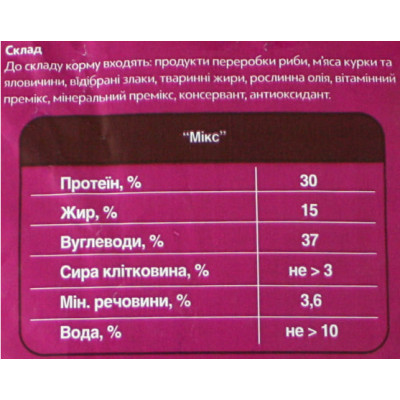 Корм для кошек Муся 10 кг микс Корм для кошек Муся 10 кг микс