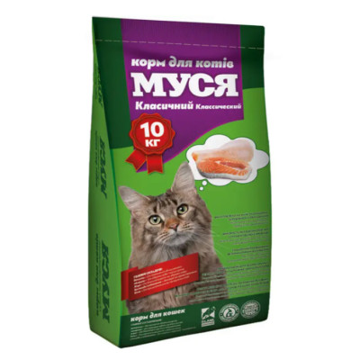 Корм для кошек Муся 10 кг классик