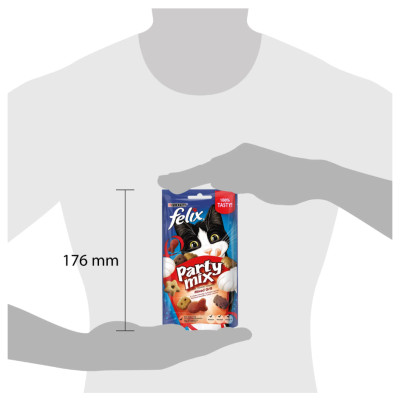 Лакомство для кошек Purina Felix Party Гриль микс, 60 г Лакомство для кошек Purina Felix Party Гриль микс, 60 г