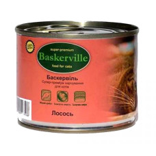 Вологий корм для котів Baskerville Лосось, 200 г