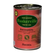 Вологий корм для котів Baskerville Лосось, 400 г