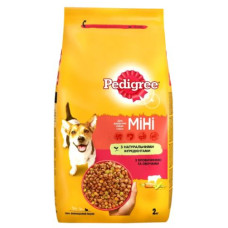 Корм для малих собак Pedigree яловичина-овочі, 2 кг