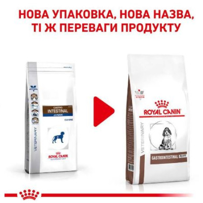 Royal Canin Gastrointestinal Puppy ветеринарна дієта для цуценят при порушеннях травлення - 2,5 кг