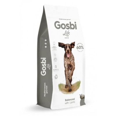 Сухой корм для собак Gosbi Life Dog Balanced with Lamb 12кг