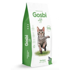 Сухий корм для котів Gosbi Life Cat Sterilized with Salmon 12кг