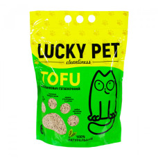 Наповнювач для котячого туалету Lucky Pet тофу соєвий гіпоалергенний  6 л