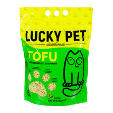 Наповнювач для котячого туалету Lucky Pet тофу соєвий з ароматом м'яти 6 л