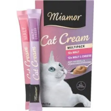 Miamor Cat Myltipack Malt and Malt-Cream Ласощі для виведення грудок шерсті у кішок 360 г
