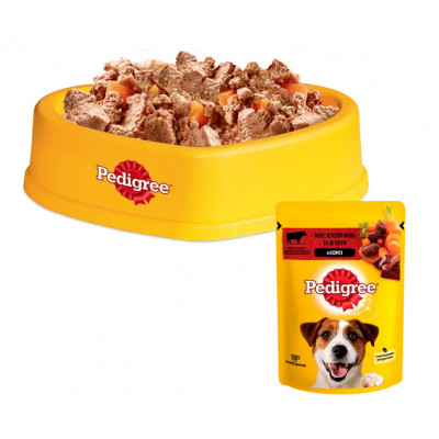 Корм для собак Pedigree с говядиной и ягненком в соусе, 100 г Корм для собак Pedigree с говядиной и ягненком в соусе, 100 г