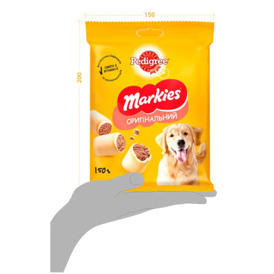 Ласощі для собак Pedigree Markies, 150 г