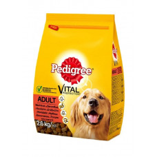 Сухий корм для дорослих собак Pedigree, яловичина та птиця, 2,6 кг