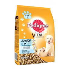 Сухий корм для собак Pedigree Junior з куркою та рисом, 500 г