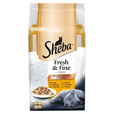 Вологий корм для котів Sheba Fresh&Fine М'ясний мікс, 300 г (6 шт по 50 г)