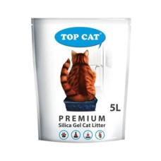 Наповнювач туалету для котів TOP CAT 5 L (силікагелевий)