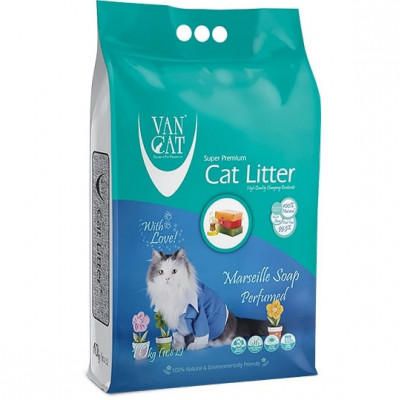 Van Cat MARSILLA SOAP Наповнювач бентонітовий ароматизований 10л