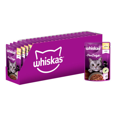 Вологий корм для котів Whiskas Pure Delight курка в желе 85 г