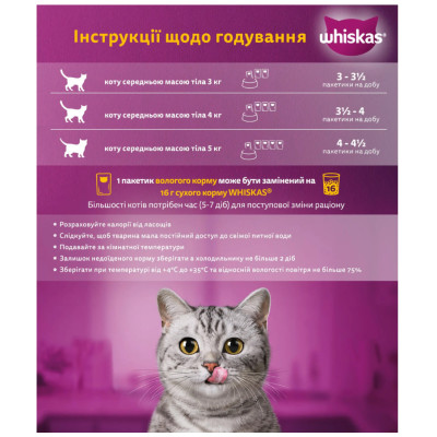 Вологий корм для котів Whiskas Pure Delight курка в желе 85 г