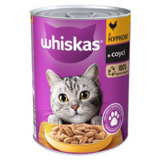 Вологий корм для котів Whiskas, курка, 400 г