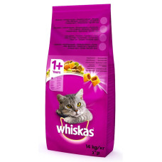 Сухий корм для котів Whiskas, з ягням, 14 кг
