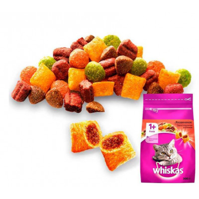 Сухой корм для кошек Whiskas, с говядиной, 300 г Сухой корм для кошек Whiskas, с говядиной, 300 г