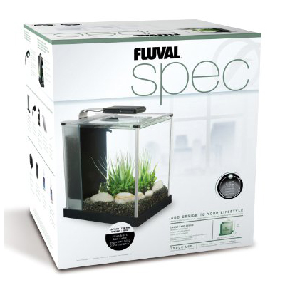 Акваріумний набір Fluval «Spec» білий, прямий (10 л) Акваріумний набір Fluval «Spec» білий, прямий (10 л)