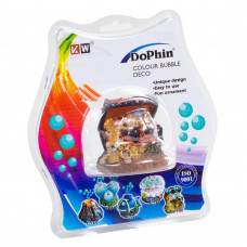 Декорація для акваріума KW Zone Dophin Скриня з розпилювачем 5,5 x 4,5 x 4,5 см (пластик)