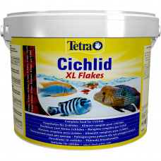 Сухий корм для акваріумних риб Tetra в пластівцях «Cichlid XL Flakes» 10 л (для всіх цихлід)