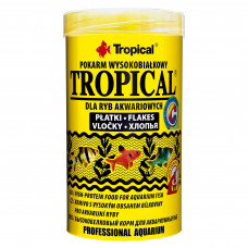 Сухий корм для акваріумних риб Tropical в пластівцях «Tropical» 250 мл (для всіх акваріумних риб)