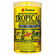Сухий корм для акваріумних риб Tropical в пластівцях «Tropical» 1 л (для всіх акваріумних риб)