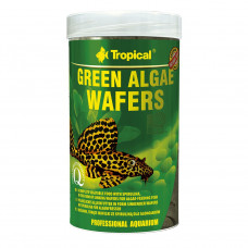 Сухий корм для акваріумних риб Tropical в пластинках «Green Algae Wafers» 250 мл (для травоїдних донних риб)