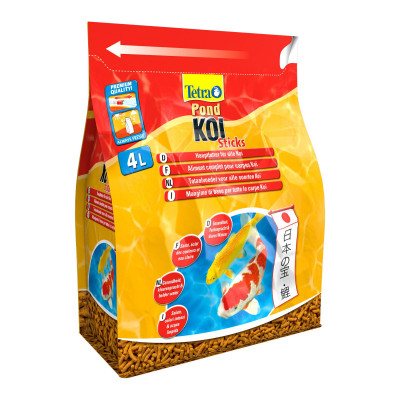 Сухий корм для ставкових риб Tetra в паличках «KOI Sticks» 4 л (для коропів кої)