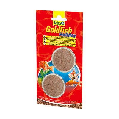 Сухий корм для акваріумних золотих риб Tetra «Goldfish Holiday» 24 г / 2 шт. (на період тривалої відсутності)