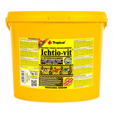Сухий корм для акваріумних риб Tropical в пластівцях «Ichtio-Vit» 5 л (для всіх акваріумних риб)