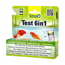 Набір індикаторних тестів для води Tetra Pond «Test 6in1» 25 шт.