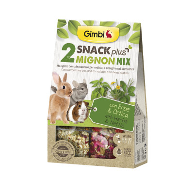 Ласощі для гризунів GimBi Мікс кропива, 50г
