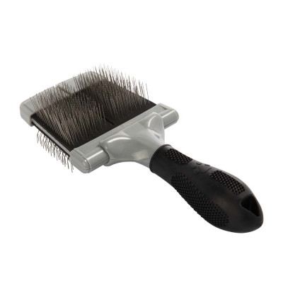Щітка-пуходерка собак та котів FURminator жорстка 20,5 х 9,5 х 1,5 см L - cts