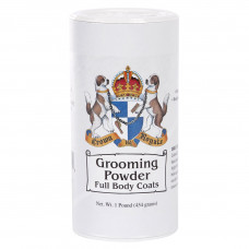 Пудра для котів та собак Crown Royale «Grooming Powder Full Body Coats» 454 г (для густої та жорсткої шерсті) - cts