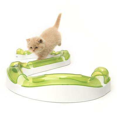Іграшка для кошек Catit «Wave Circuit 2.0» Трек игровой с мячом 95 см (пластик) Іграшка для кошек Catit «Wave Circuit 2.0» Трек игровой с мячом 95 см (пластик)