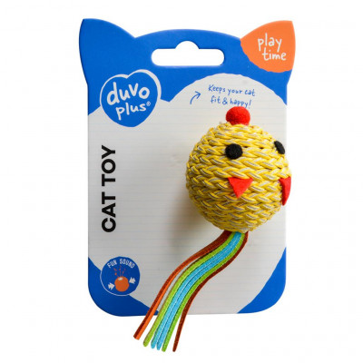 Іграшка Duvo + для котів мишка 13 х 4,5 х 5 см