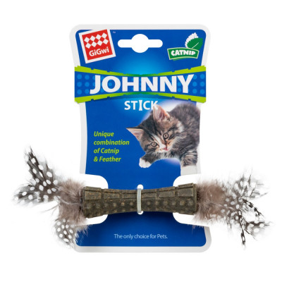 Іграшка для кота дражнилка котяча м'ята з пір'ям GiGwi Catnip | 8 см Іграшка для кота дражнилка котяча м'ята з пір'ям GiGwi Catnip | 8 см