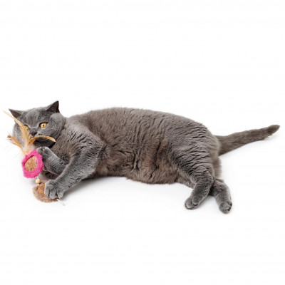 Іграшка для котів Hunter Mala м'яч Dumbbell 14 см Іграшка для котів Hunter Mala м'яч Dumbbell 14 см