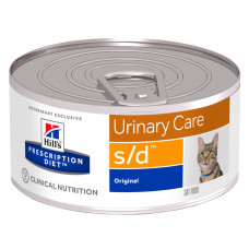 Вологий корм для котів, для розчинення струвітних каменів Hills Science Plan Feline s/d 156 г (домашня птиця)