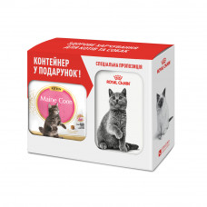 Сухий корм для кошенят породи мейн-кун Royal Canin Kitten Maine Coon 2 кг + контейнер у подарунок (домашня птиця)