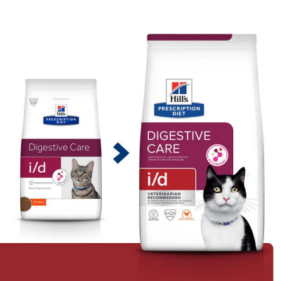 Сухий корм для котів Hills Prescription Diet i/d 8 кг (AB+) - курка Сухий корм для котів Hills Prescription Diet i/d 8 кг (AB+) - курка