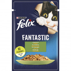 Вологий корм для котів Felix Fantastic 85 г - кролик