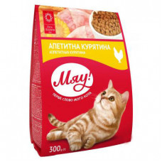 Сухий корм для дорослих котів МЯУ 300 г - курка