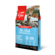 Сухий корм для котів Orijen 6 Fish Cat & Kitten 5,4 кг